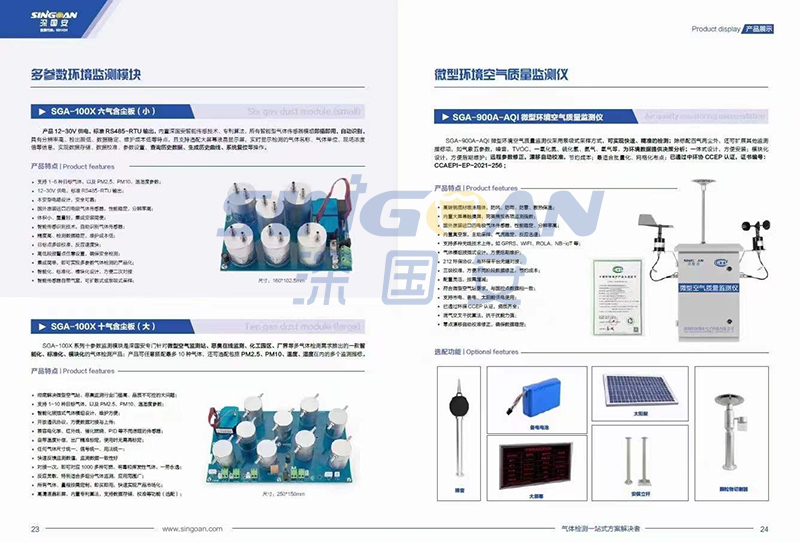 深國安2022氣體檢測儀新版畫冊