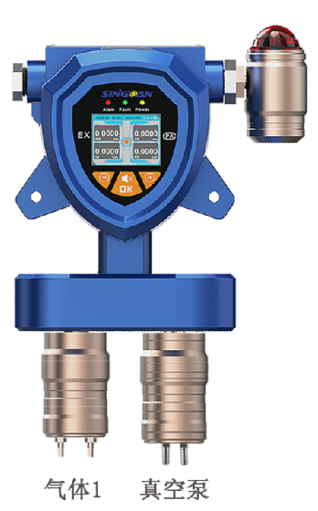 固定一體泵吸式氯化磷氣體傳感器探頭